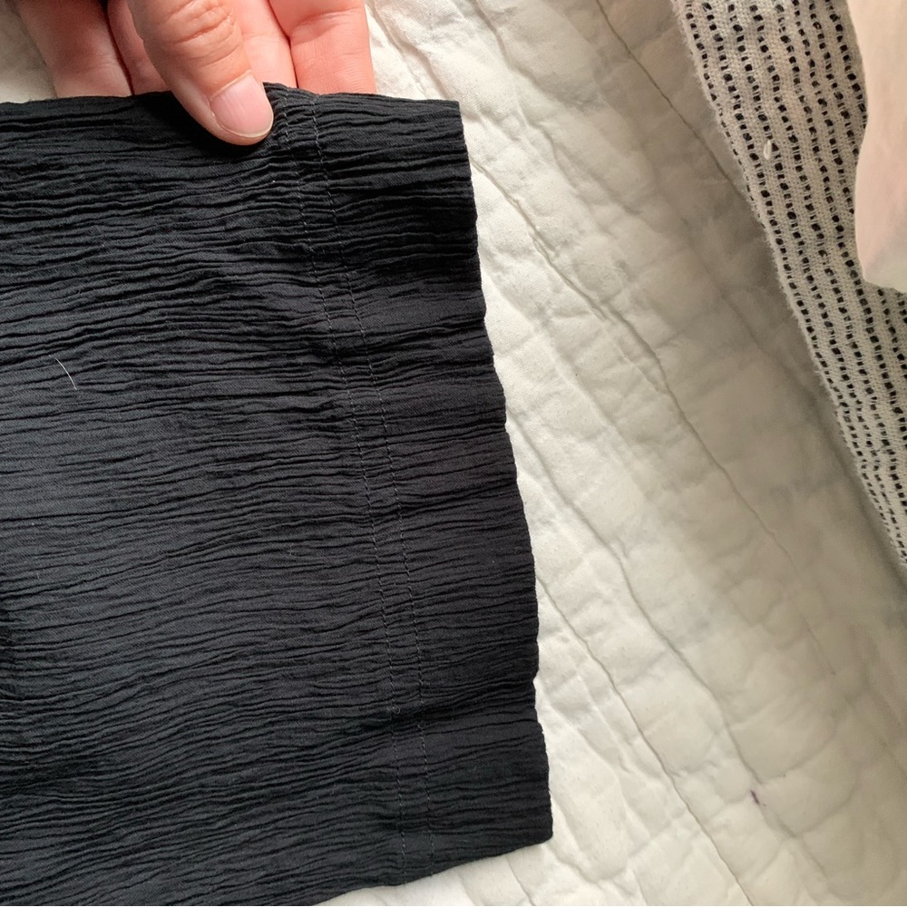 Madewell straight leg crop pants in crinkle crepe - Picture 5 of 10